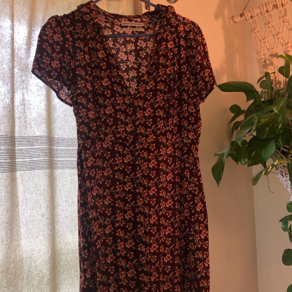 Floral vintage inspired mini dress